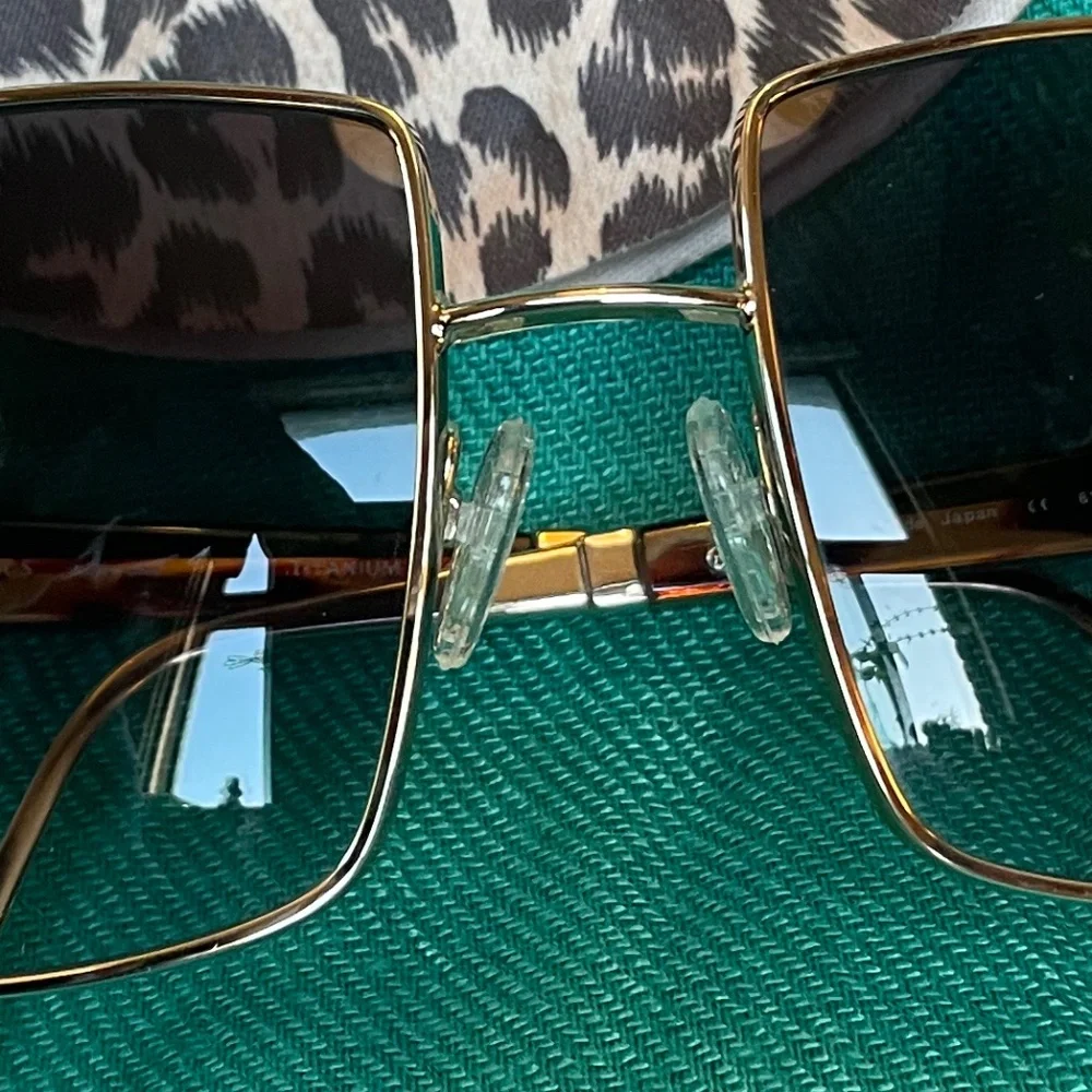 MORGENTHAL FREDERICS Supernova 539 Aviators Titanium Gold Tortoise Shell NEW